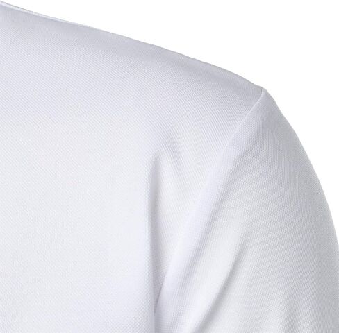 Men's Golf Henley Shirt Band Collar Short Sleeve Tops Casual Summer Tshirts Business Work Outfits in Kuwait