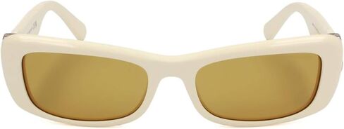 Moncler Minuit Sunglasses ML0245 25E Ivory/Gold 55mm in Saudi Arabia