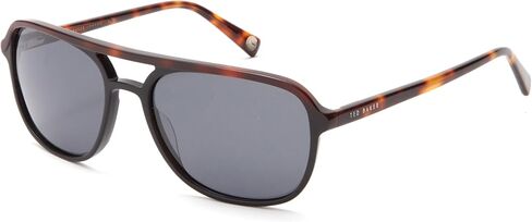 نظارات شمسية مستقطبة Aviator للرجال من Ted Baker TMS212، حماية من الأشعة فوق البنفسجية 400، 58 مم in Kuwait