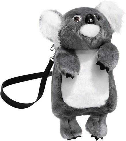 Small Crossbody Bag Cute Animal Plush Shoulder Bag Carrying Handbag Lovely Little Phone Purse Novelty Pocket Wallet in Kuwait