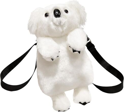Small Crossbody Bag Cute Animal Plush Shoulder Bag Carrying Handbag Lovely Little Phone Purse Novelty Pocket Wallet in Kuwait