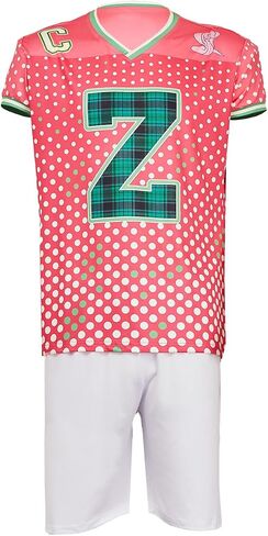 Toitaly Zed Costume for Men from Zombies Halloween Seabrook Football Jersey Movie Cosplay in Saudi Arabia