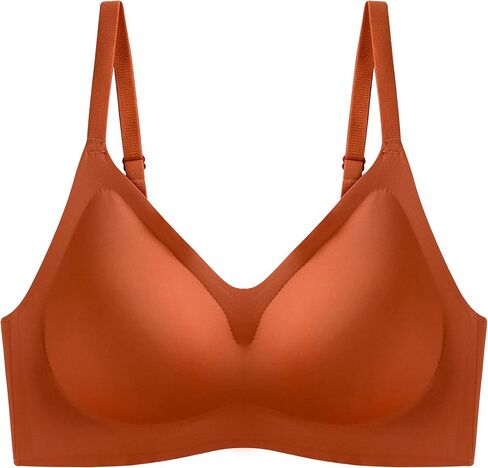 Womens Teen Girls Seamless Wireless Bra (32-38 A-D Cup) No Underwire Jelly Comfy Soft Everyday Bras in Saudi Arabia
