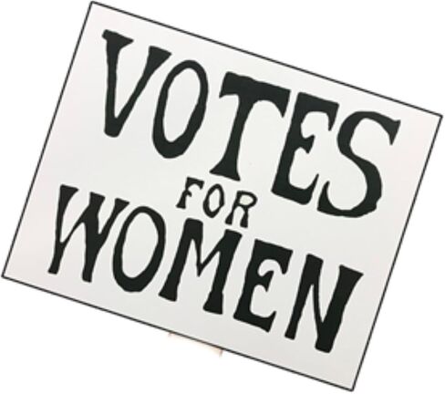 RosieCentral 4 Pack Suffragist Suffragette Sashes, Rosettes, Hand Signs Costume Kits. 1920 Votes for Women Accessories for Events. Suffrage for Women. in Saudi Arabia