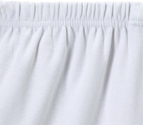 Catalog Classics Women's Capri Pants with Pockets Elastic Waist - White, Medium in Saudi Arabia