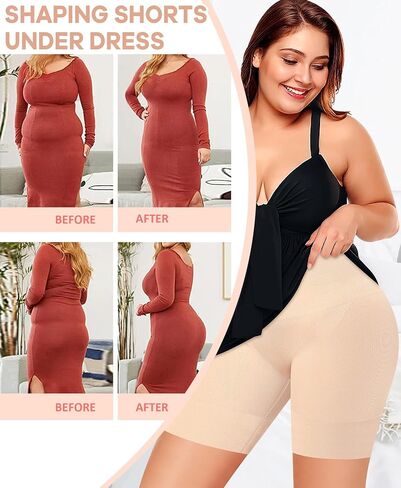 Werena Tummy Control Shapewear Shorts for Women Seamless High Waisted Body Shaper Shaping Underwear Girdle Panties(A1# Medium Control Nude, XX-Large) in Saudi Arabia