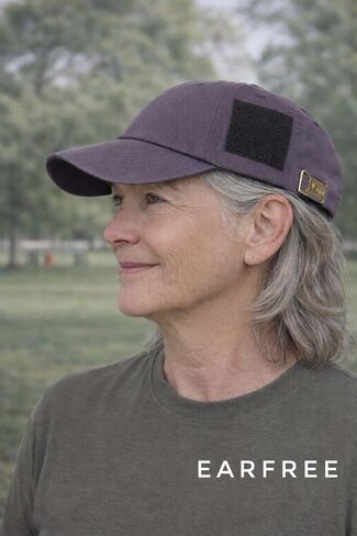 Exterior Pocket Hat for Cochlear Implant Processors. Processor Inserts Through an Interior Slot into the Outside Pocket Charcoal Gray in Saudi Arabia