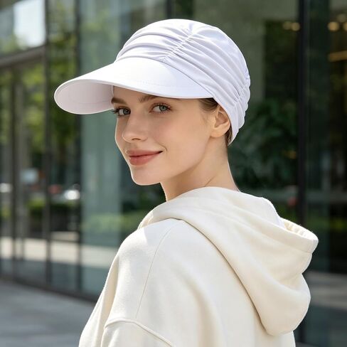 4 Pcs Soft Chemo Cancer Hat Wide Brim Sun Hat Bamboo Chemo Baseball Cap Breathable for Women Cancer Hair Loss Headwear Summer Outdoor Black White Gray Blue in Saudi Arabia