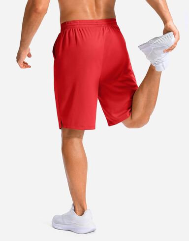 G Gradual Men's Athletic Shorts with Pockets 9" / 11" Long Basketball Shorts Lightweight Quick Dry Gym Workout Shorts for Men in Kuwait
