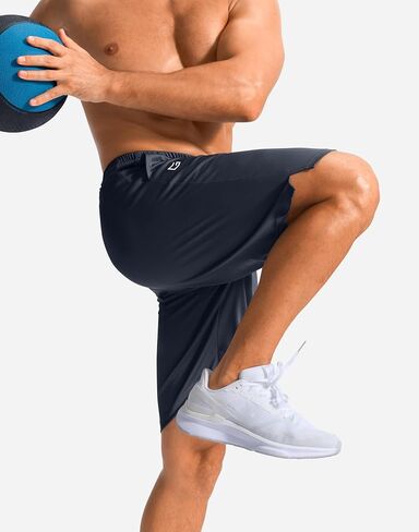 G Gradual Men's Athletic Shorts with Pockets 9" / 11" Long Basketball Shorts Lightweight Quick Dry Gym Workout Shorts for Men in Kuwait