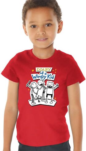 Popfunk Classic Diary of a Wimpy Kid Wimpy Kid Group Unisex Toddler T Shirt in Kuwait