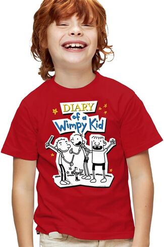 Popfunk Classic Diary of a Wimpy Kid Wimpy Kid Group Unisex Toddler T Shirt in Kuwait