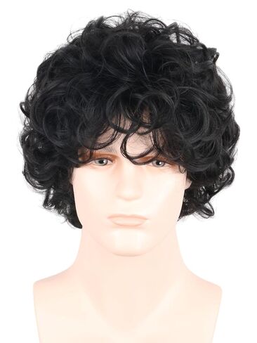 Short Green Wig for Men Halloween Costume Cosplay Wigs in Saudi Arabia