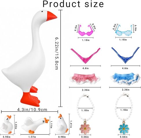 Porch Goose Outfits, Desk Goose Outfits, Ducks Key Holder, Office and Home Decor in Kuwait