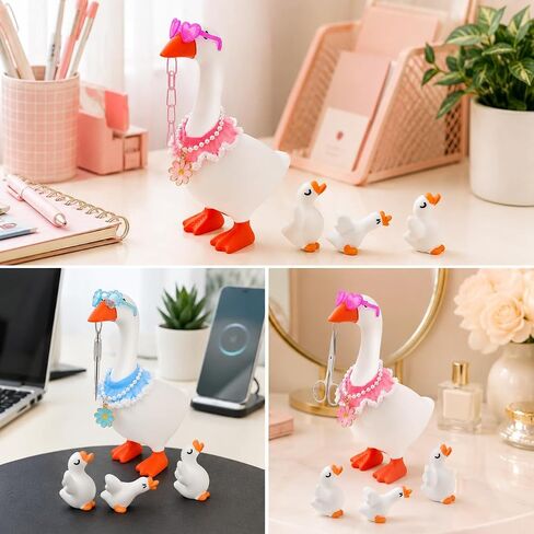 Porch Goose Outfits, Desk Goose Outfits, Ducks Key Holder, Office and Home Decor in Kuwait