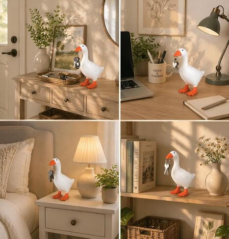 Porch Goose Outfits, Desk Goose Outfits, Ducks Key Holder, Office and Home Decor in Kuwait