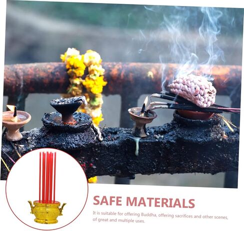 MAGICLULU Led Incense Burner Smokeless Electronic Home Offering Decorative Battery-Powered in Kuwait