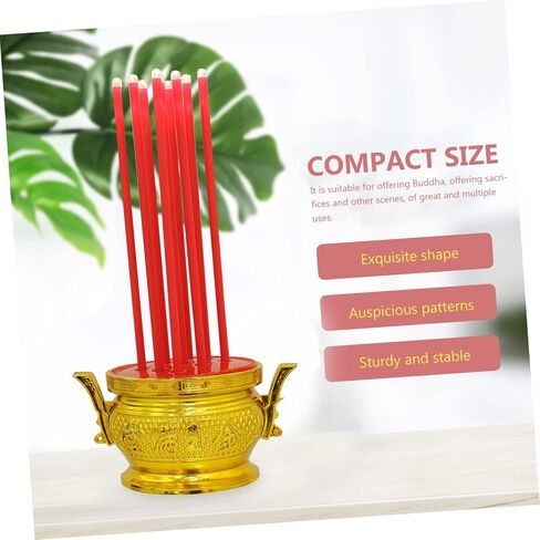 MAGICLULU Led Incense Burner Smokeless Electronic Home Offering Decorative Battery-Powered in Kuwait