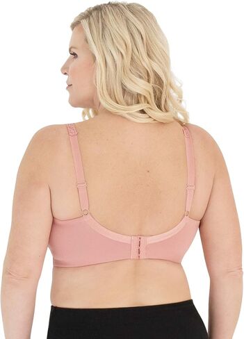 LEADING LADY, The Lucille, Wireless Bra, Lace Trim Straps, Dual-Layer Microfiber, Full Coverage, Adjustable, Bras for Women in Saudi Arabia