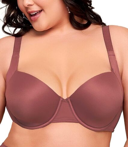 Ilusion 7352 -Plus Size Full Support Bra – Wide Back, Side Reinforcement, Seamless Fit in Saudi Arabia