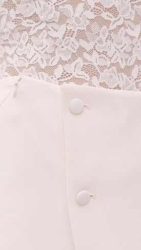 Good American Women's Luxe Suiting Skort, Soft Shell, 4 in Kuwait