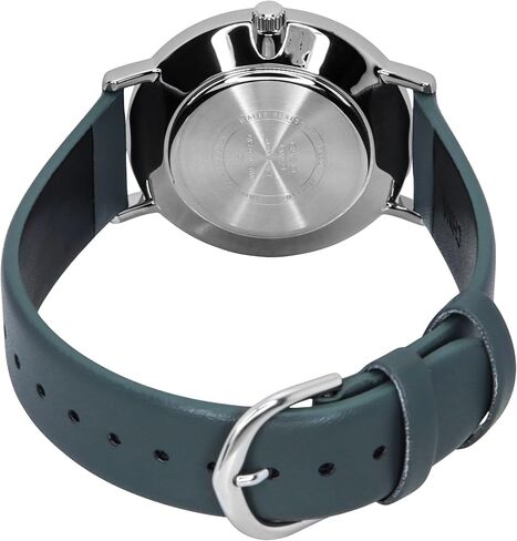 Casio MTP-VT04L-8E Men's Minimalistic Gray Leather Band Gray Concave-Shaped Dial 3-Hand Analog Watch in Kuwait
