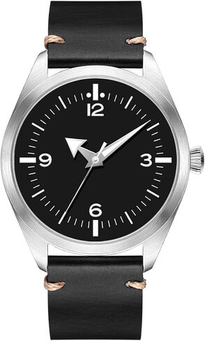 Boyarca Pilot Watch Men's Aviator Wrist Watch Japan Automatic Movement Retro Mechanical Watches Stainless Steel Case with Luminous Waterproof in Saudi Arabia