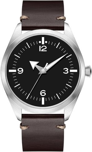 Boyarca Pilot Watch Men's Aviator Wrist Watch Japan Automatic Movement Retro Mechanical Watches Stainless Steel Case with Luminous Waterproof in Saudi Arabia