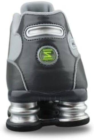 حذاء رياضي رجالي من Nike Shox NZ مصنوع من الجلد الصناعي باللون الرمادي الداكن مقاس 9 US in Kuwait