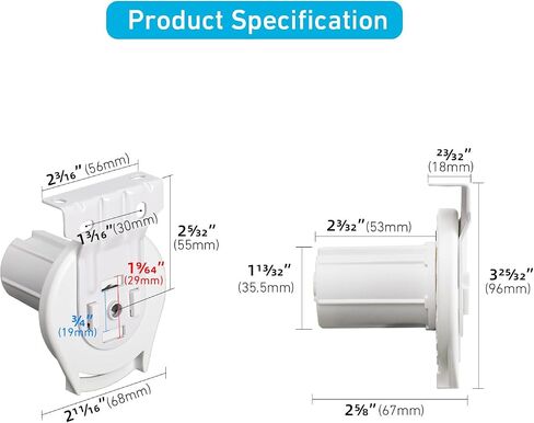 Skyline SL20 Roller Shade Clutch Kit, Replacement Parts for 1-1/2" (38mm) Roller Shade Tube, Repair Kit for Manual Window Blinds in Saudi Arabia