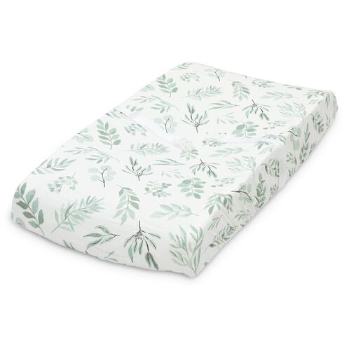 Organic Baby Changing Pad Cover - Muslin Fitted Changing Pad Cover for Boys - Soft and Breathable, Baby Bear Woodland, 16"x32" in Kuwait