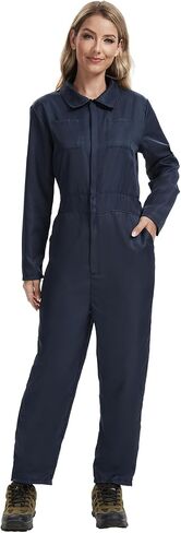Halloween Costume Women, Navy Blue Adult Jumpsuit Coveralls, Halloween Cosplay Costume (Blue, Small) in Saudi Arabia