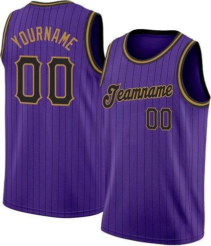 Custom Basketball Jersey for Men Women Kids Youth, Personalized Blue Purple Sportswear Stitched Printed Team Name Number Logo in Kuwait