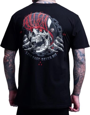 Sullen Men's Road Kill International Bro Day 26 Capsule Tattoo Lifestyle Graphic Premium Cotton Short Sleeve Tee in Kuwait