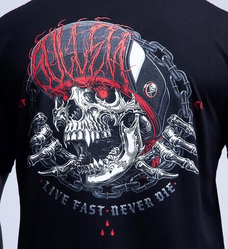 Sullen Men's Road Kill International Bro Day 26 Capsule Tattoo Lifestyle Graphic Premium Cotton Short Sleeve Tee in Kuwait