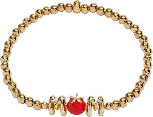 سوار Alex and Ani Farmer's Market Mom القابل للتمدد، من النحاس الذهبي اللامع in Kuwait