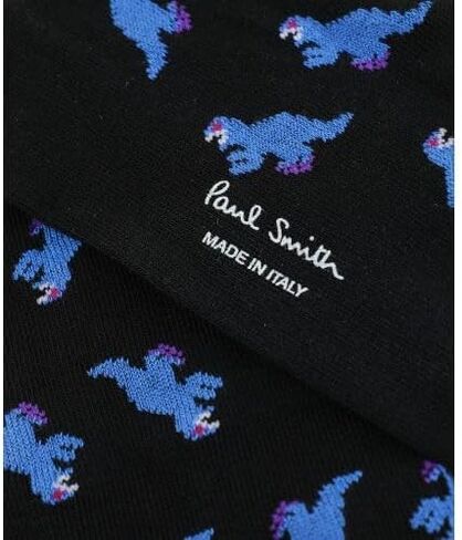 PS Paul Smith MEN SOCK DINO ALLOVER,BLACK,0 in Kuwait