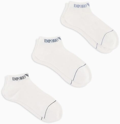 Emporio Armani Men's 3 Pack Sneaker Socks in Kuwait