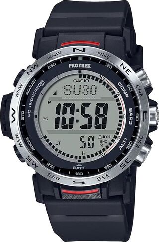 ساعة كاسيو PRW-35-1A 44.60 x 13 ملم Pro Trek Climber Line الرقمية ذات أساس حيوي وحزام راتنج قوي للطاقة الشمسية 100 متر للرجال in Kuwait
