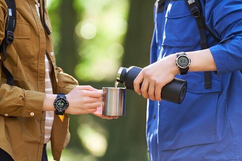 ساعة كاسيو PRW-35-1A 44.60 x 13 ملم Pro Trek Climber Line الرقمية ذات أساس حيوي وحزام راتنج قوي للطاقة الشمسية 100 متر للرجال in Kuwait