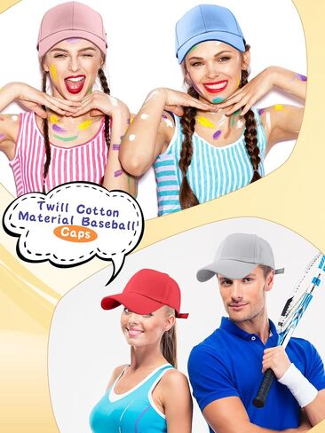 22 Pcs Adult Cotton Baseball Hat Solid Color Baseball Caps Adjustable Blank Golf Cap Plain Ball Hats Bulk for Unisex in Kuwait