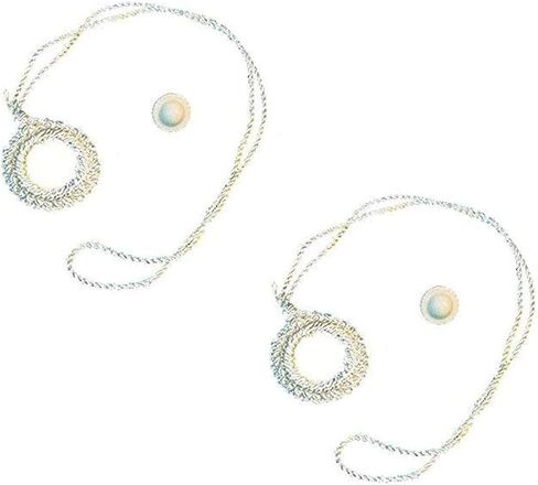2-Pack SHADE DOCTOR Roller Window Shade DELUXE CREAM RING PULLS & Screw Buttons in Saudi Arabia