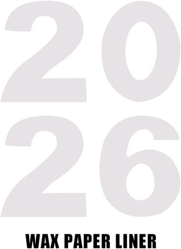 مجموعة صناديق أرقام من الورق المقوى المزخرف لعام 2026، تصميم قابل للتعبئة مقاس 12 و15 بوصة، صينية لوح الفحم للتخرج واحتفالات ليلة رأس السنة الجديدة، 4 قطع (أبيض، 12 بوصة) in Kuwait