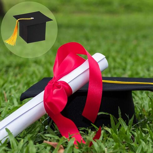 Outus 60 Pieces Graduation Candy Boxes Graduation Party Favors Class of 2026 Cap Gift Boxes Graduate Centerpieces with Tassel for Grad Ceremony Party Favors in Saudi Arabia