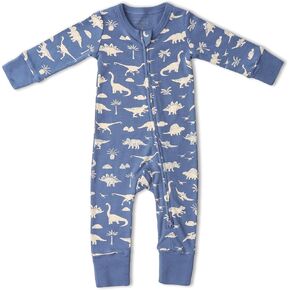 MakeMake Organics GOTS Certified Organic Baby Clothes 2-Way zip romper Footie Infant Gender Neutral Baby Boy Girls in Saudi Arabia