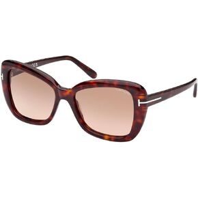 Sunglasses Tom Ford FT 1008 Maeve 52F Shiny Dark Havana,"t" Logo/Gradient Bro in Kuwait