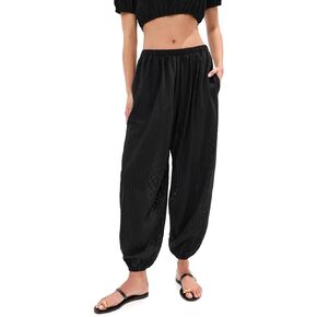 LE BOP Women's Andi Oversized Eyelet Balloon Pants in Saudi Arabia