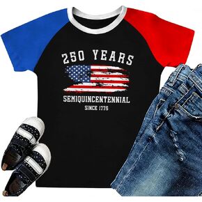 American Flag Shirt Toddler Kids Boys Girls USA Flag Heart Graphic T-Shirt 4th of July Shirt Patriotic Tee Tops in Saudi Arabia