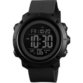 OLAZONE Men Digital Watch Sports Waterproof Military Back Light Small Watch for Men Black in Saudi Arabia
