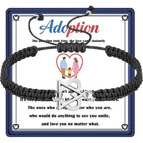 Adoption Symbol Charm Bracelet, Adoption Gifts for Adoptive Parents, Adoptive Mom Jewelry, Foster Parent Thank You Gift in Saudi Arabia